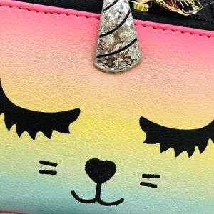 Rainbow Ombré Kitty Wallet